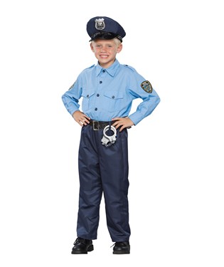 Deluxe Policeman Child Costume