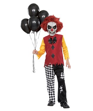 Last Laugh Clown Child Costume