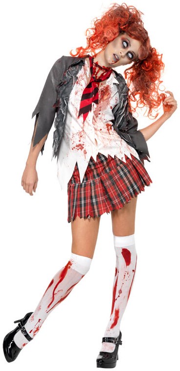 High School Horror School Girl Adult Costume
