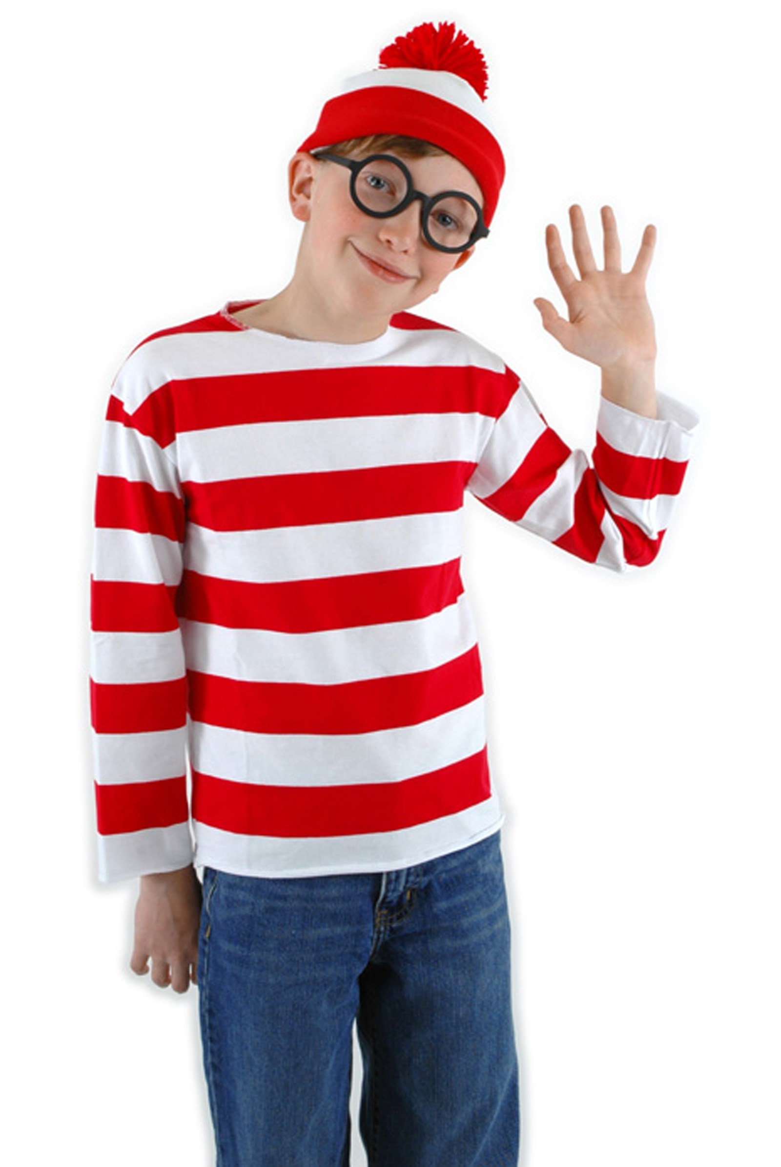 Wheres Waldo Child Costume Kit
