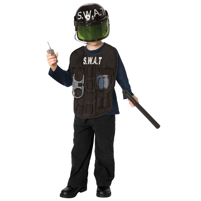 S.W.A.T. Officer Child Costume Kit for the 2022 Costume season.