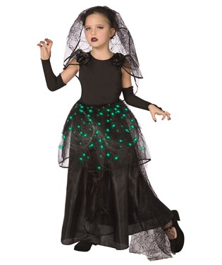 Gothic Bride Light-Up Child Costume