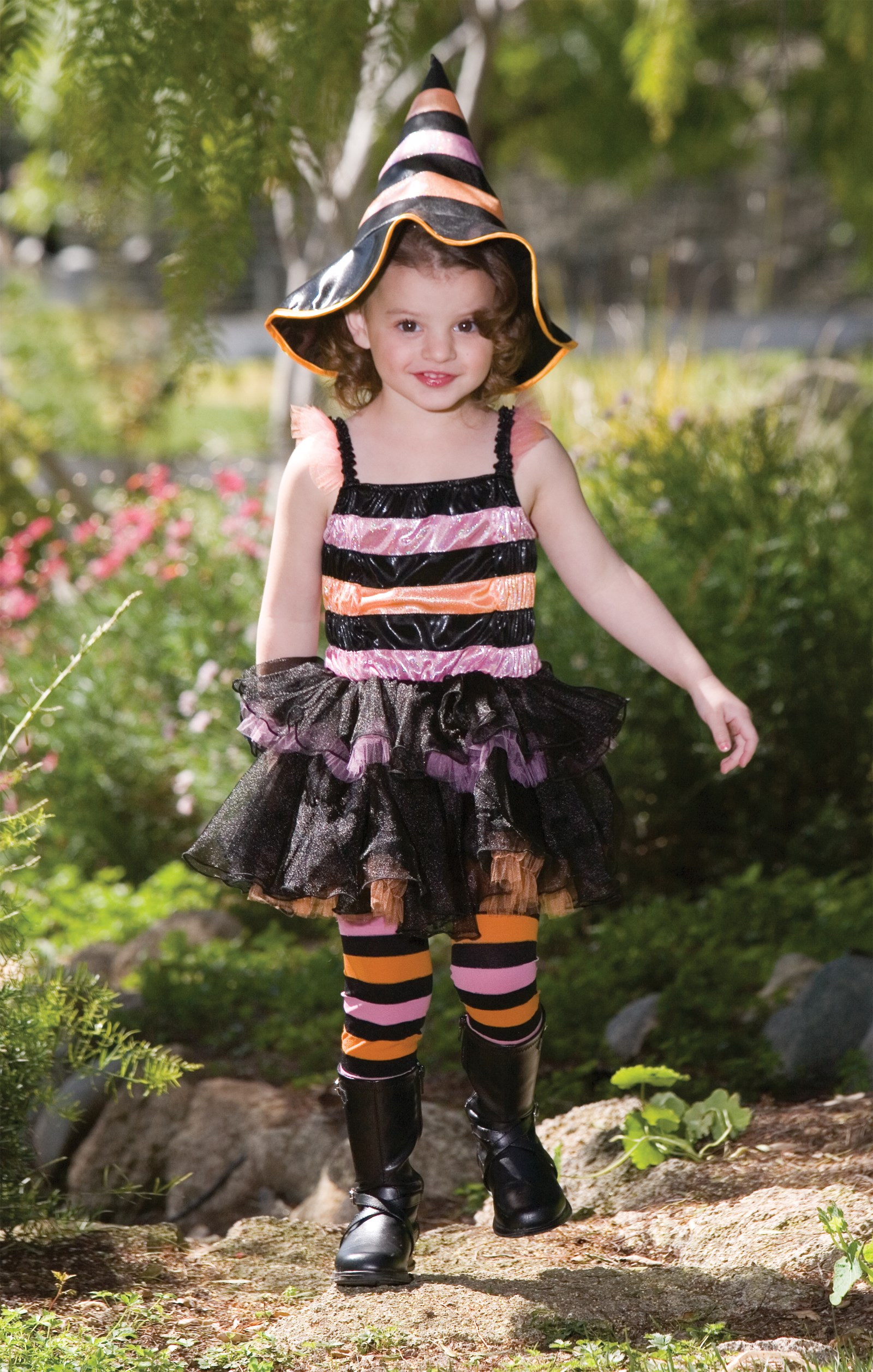 Striped Witch Child Costume