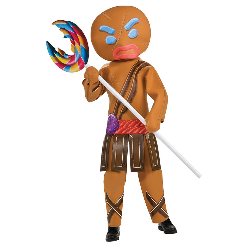 Shrek Forever After   Gingerbread Warrior Child Costume for the 2022 Costume season.