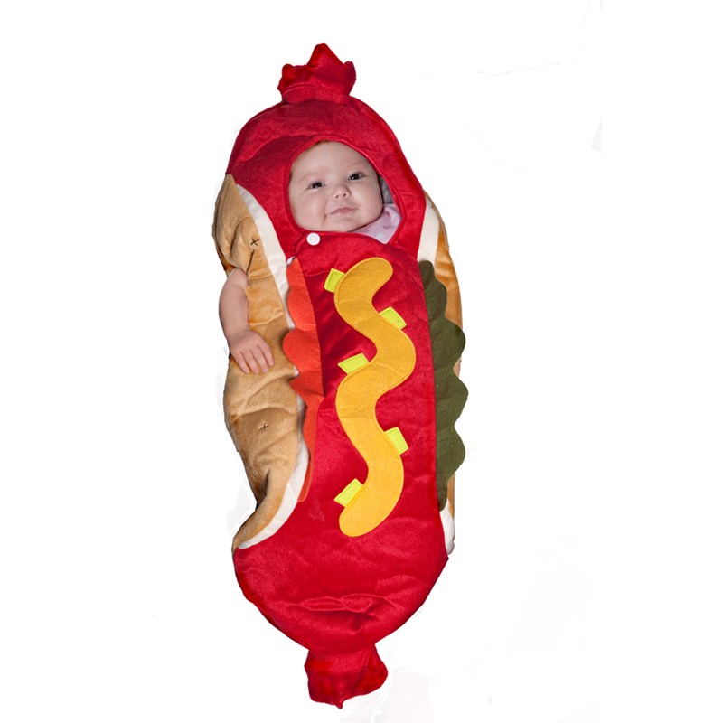 Hot Dog Bunting Infant Costume for the 2022 Costume season.