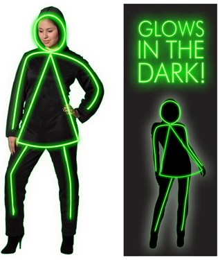 GlowGirl Adult Costume
