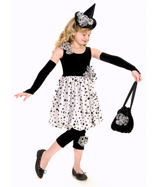 Polka Dot Witch Child Costume