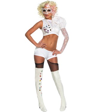 Lady Gaga VMA White Performance Outfit Adult Costume