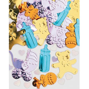 Baby Things Embossed Confetti