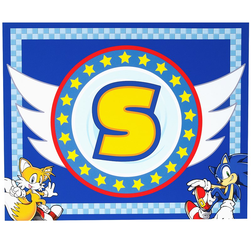 Sonic the Hedgehog Placemats (4 count) for the 2022 Costume season.