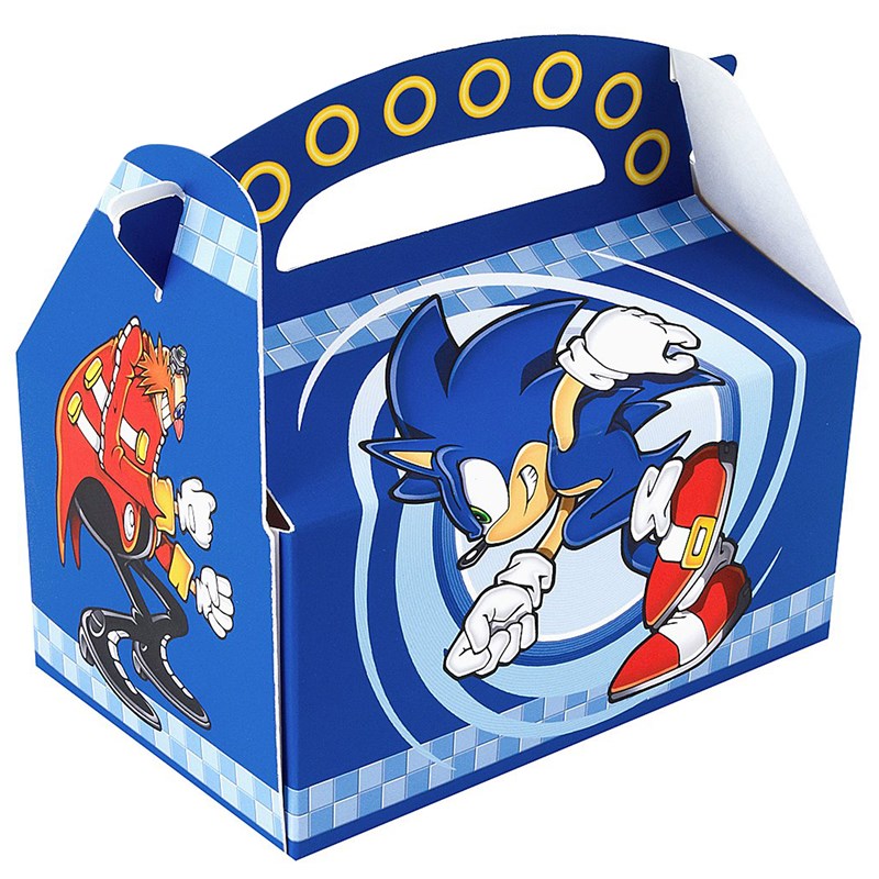 Sonic the Hedgehog Empty Favor Boxes (4 count) for the 2015 Costume season.