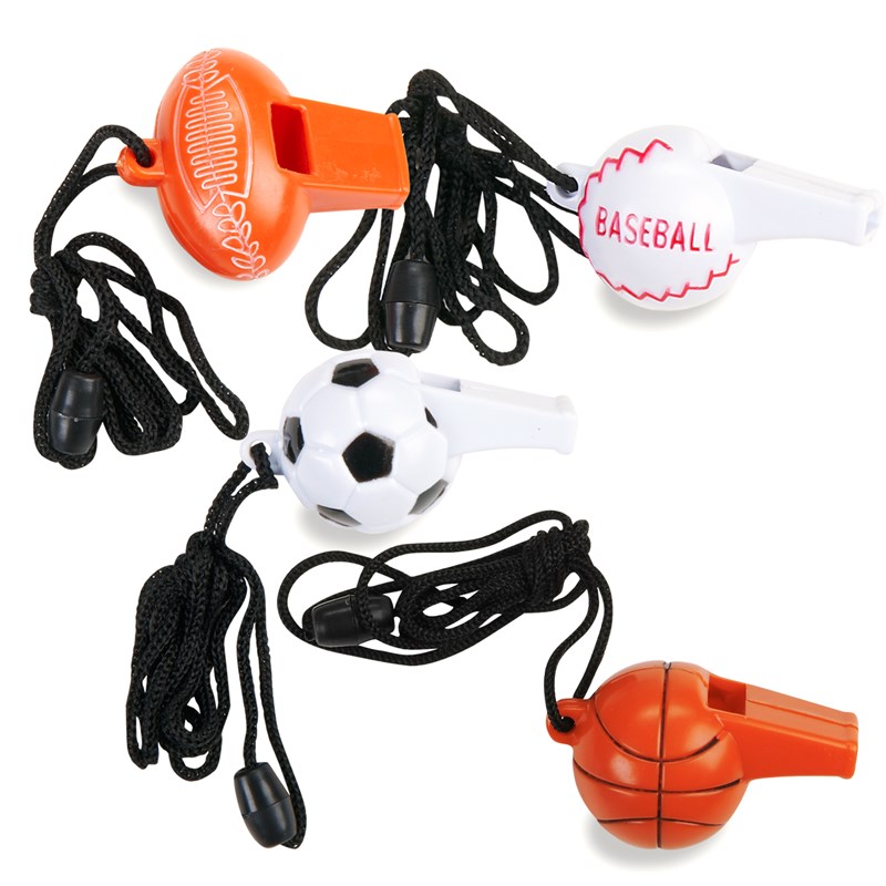 Sport Whistles Assorted (4 count) for the 2022 Costume season.