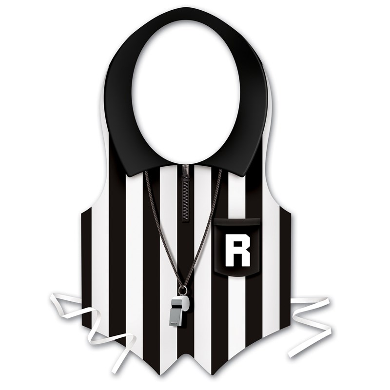 Plastic Referee Vest for the 2022 Costume season.
