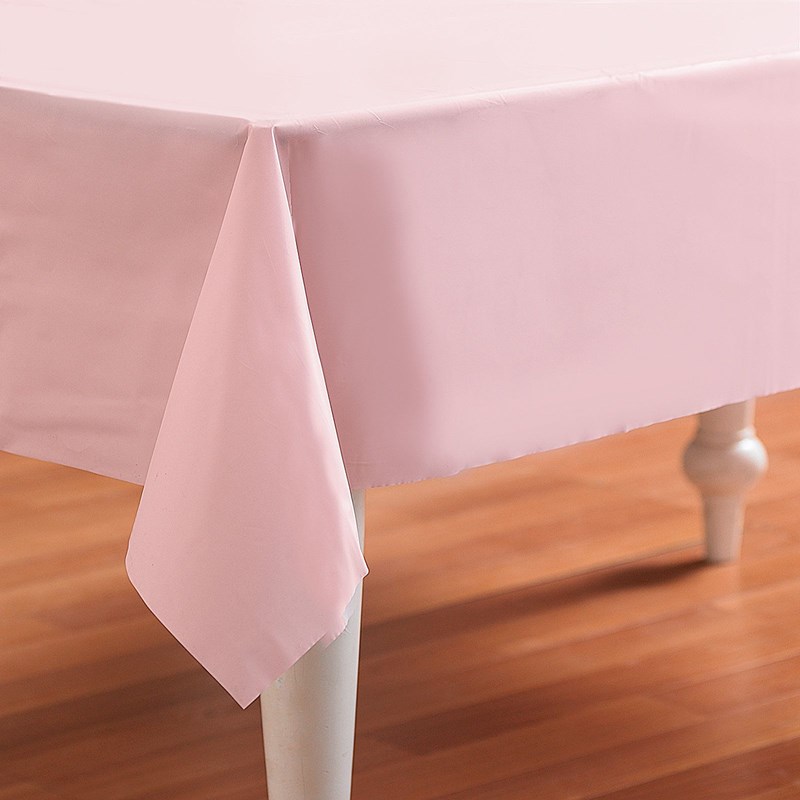 Classic Pink (Light Pink) Plastic Tablecover for the 2022 Costume season.