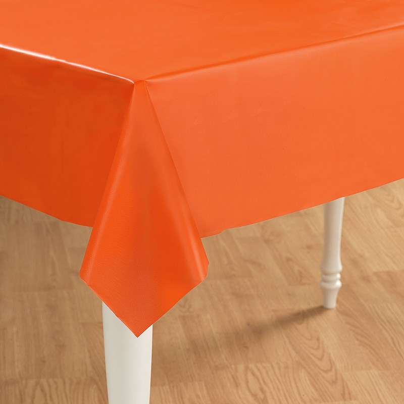Sunkissed Orange (Orange) Plastic Tablecover for the 2022 Costume season.