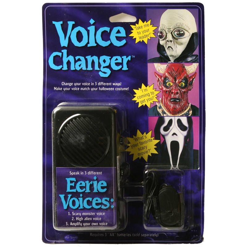 Voice Changer for the 2022 Costume season.