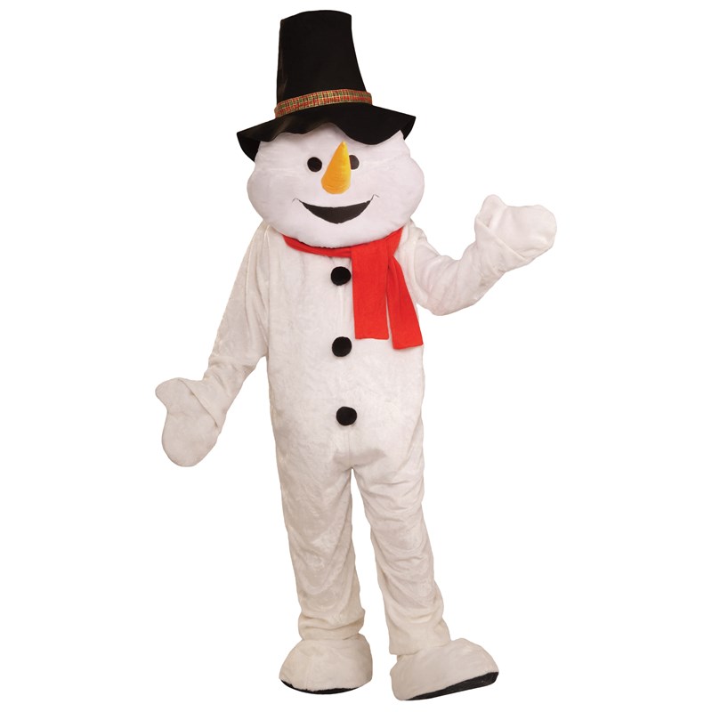Snowman Plush Economical Mascot Adult Costume for the 2022 Costume season.