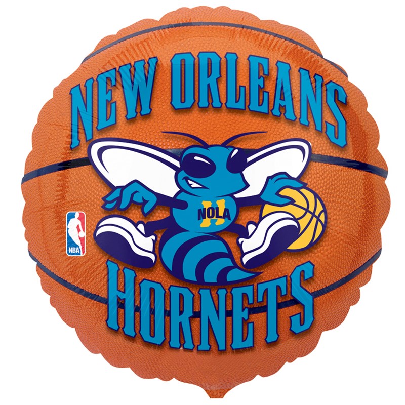 New Orleans Hornets Basketball   Foil Balloon for the 2022 Costume season.