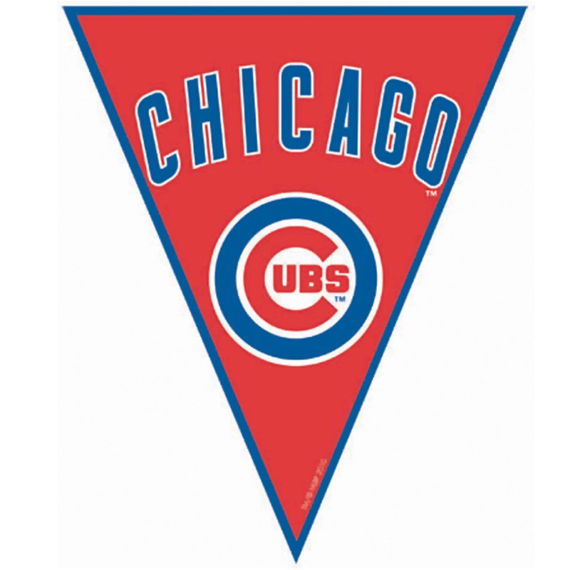 Chicago Cubs Baseball   12 Pennant Banner for the 2022 Costume season.