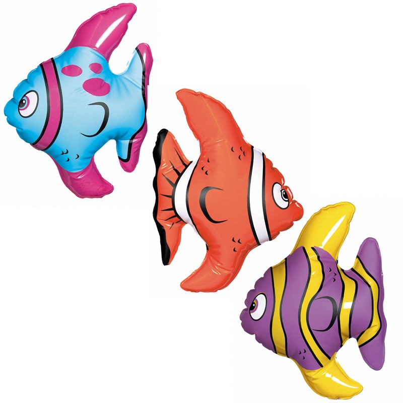 Inflatable Mini Fish (3 count) for the 2022 Costume season.