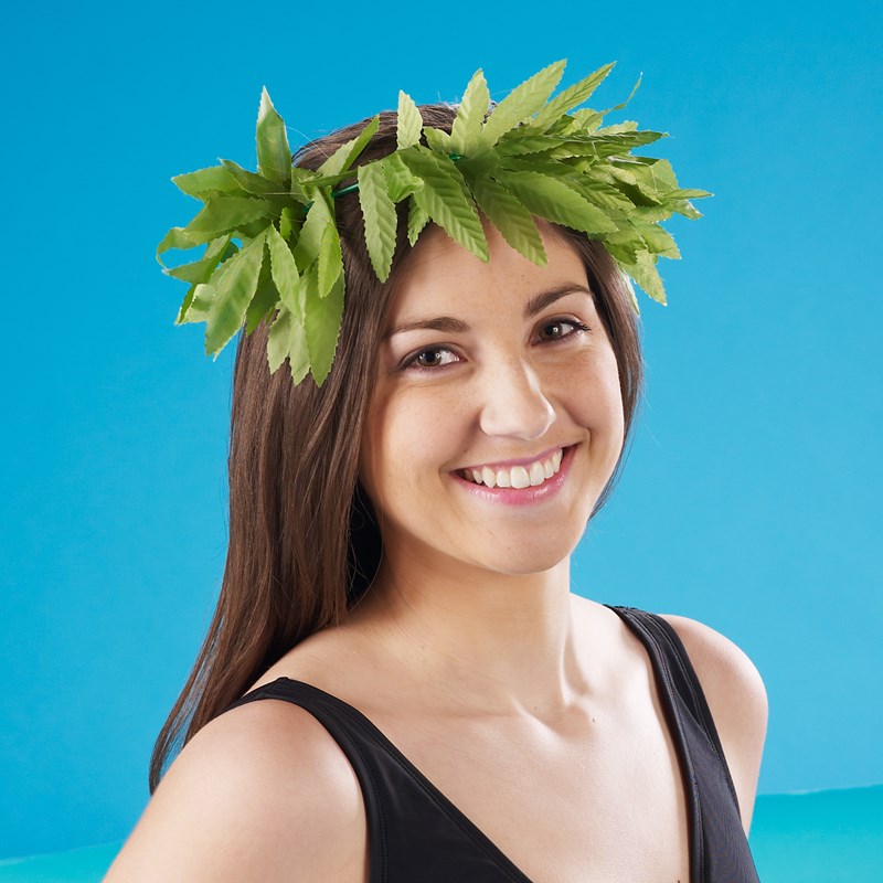 Tropical Fern Leaf Headband for the 2022 Costume season.