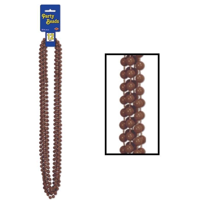 Party Beads   Brown (12 count) for the 2022 Costume season.