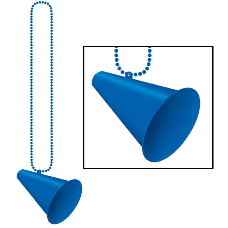 Beads with Megaphone Medallion   Blue for the 2022 Costume season.