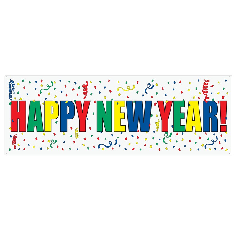 Happy New Year Sign Banner for the 2022 Costume season.