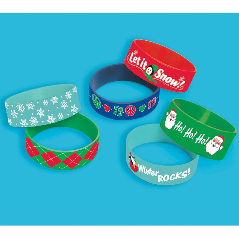 Christmas Cuff Bands (6 count) for the 2022 Costume season.