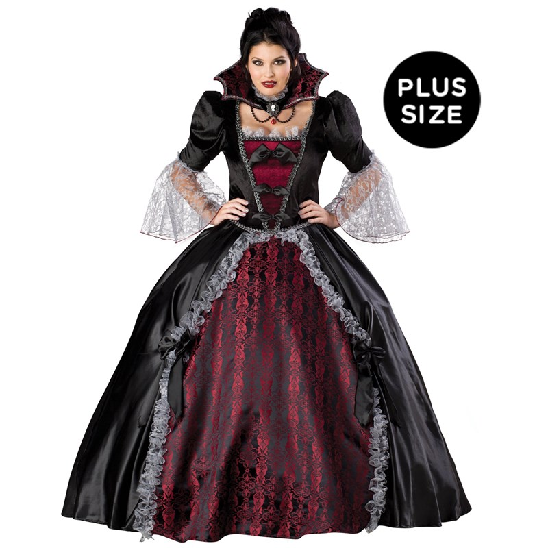 Vampiress Of Versailles Adult Plus Costume for the 2022 Costume season.