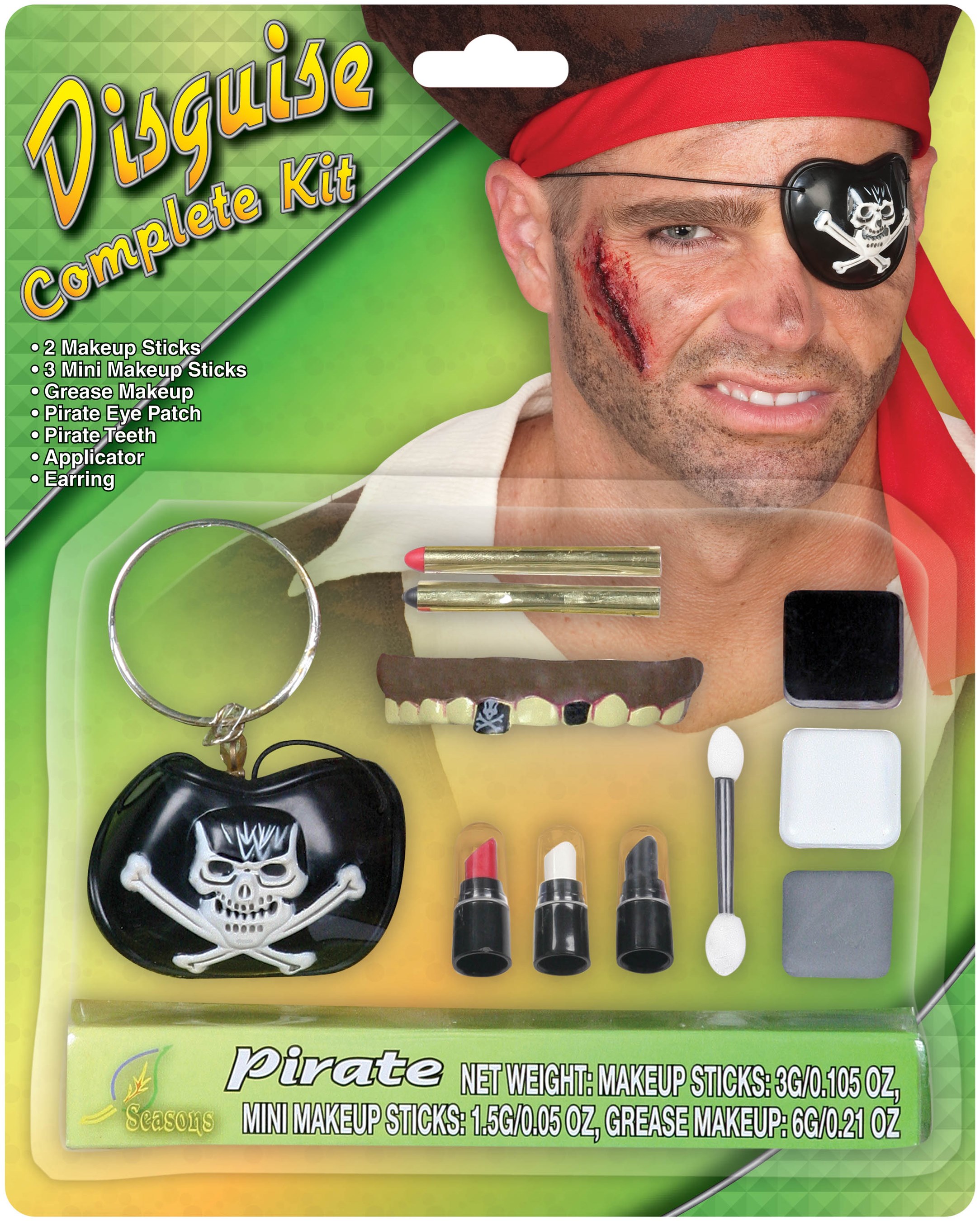 Pirate Makeup Kit Adult