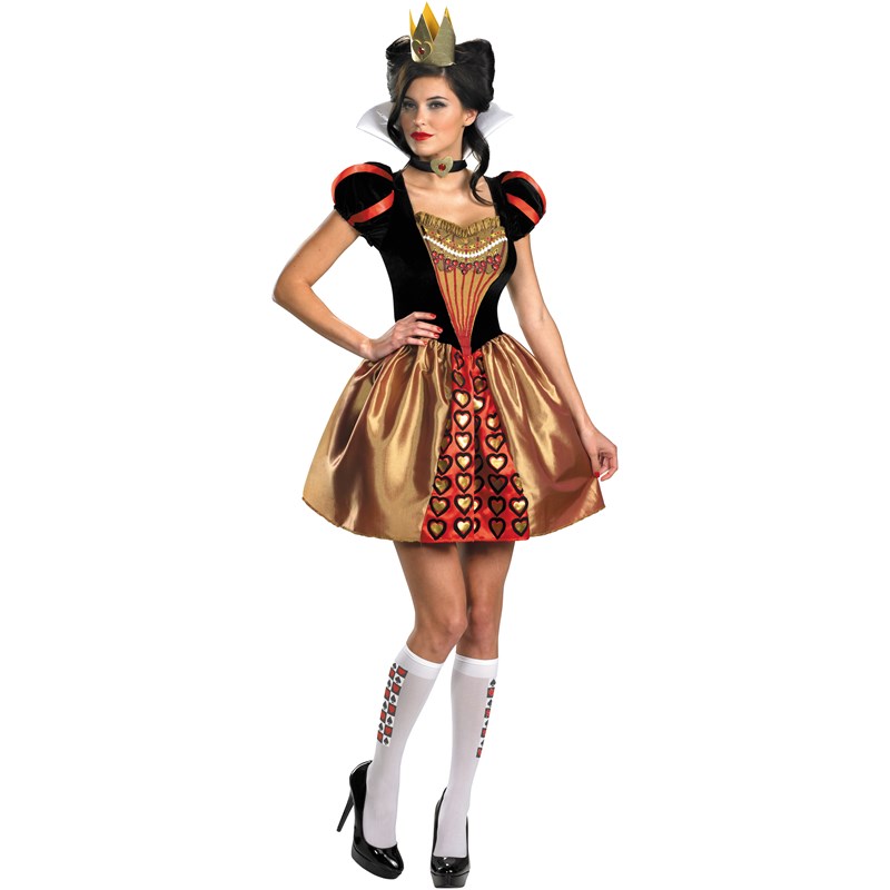 Alice In Wonderland Movie   Sassy Red Queen Adult Costume for the 2022 Costume season.