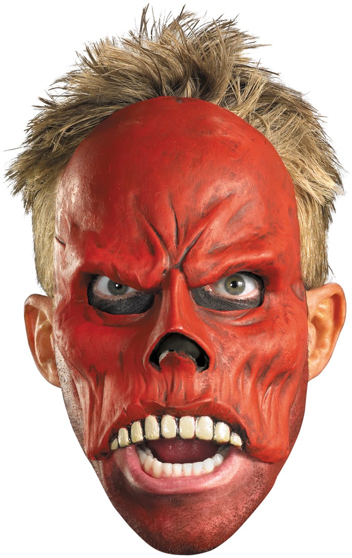 Captain America Movie - Red Skull 1/4 Mask Adult