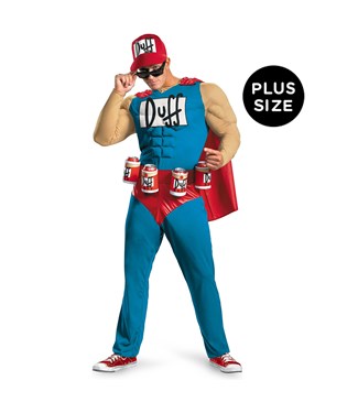 The Simpsons - Duffman Classic Muscle Adult Costume