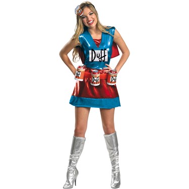 The Simpsons - Duffwoman Deluxe Adult Costume