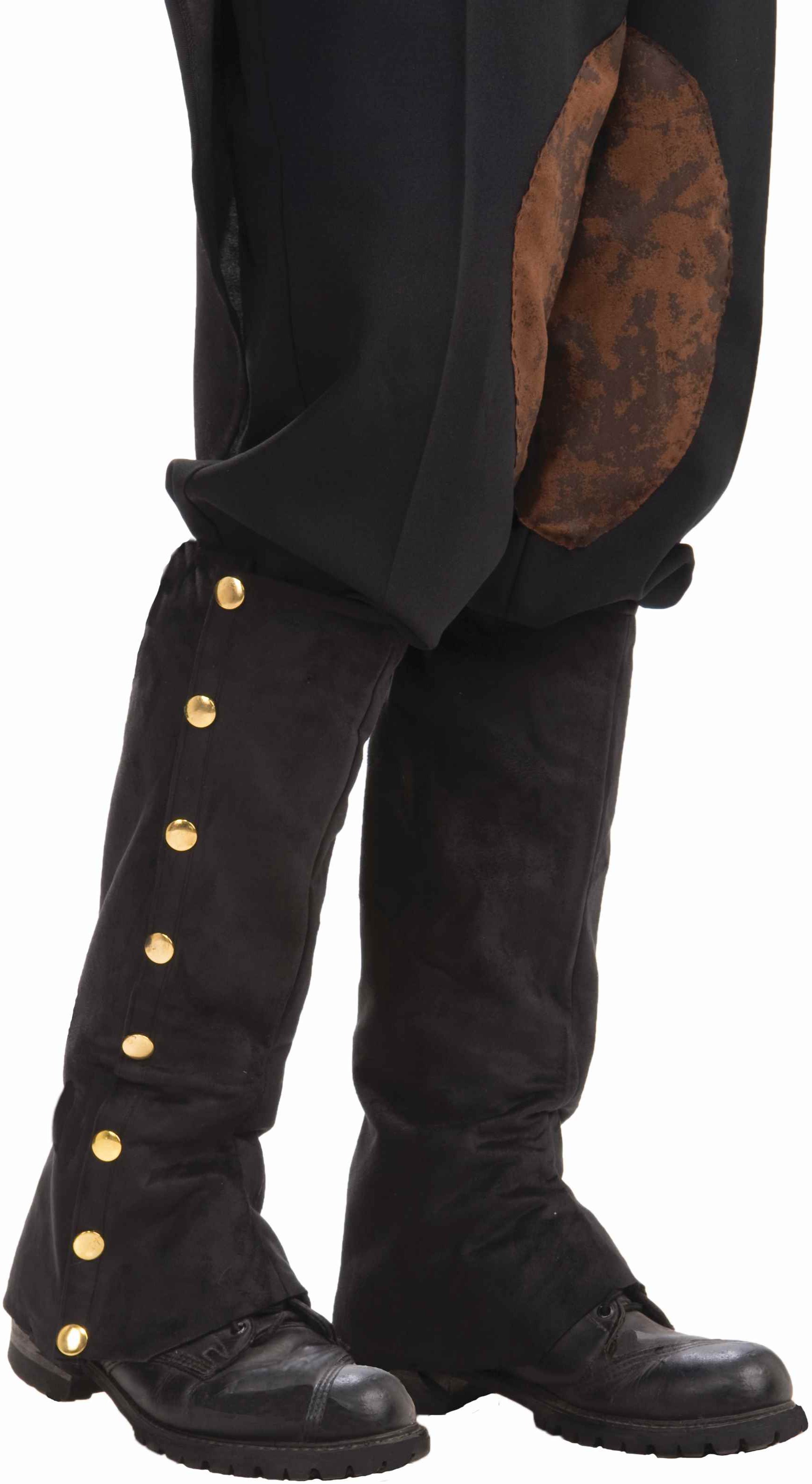 Steampunk Male Spats Black Adult