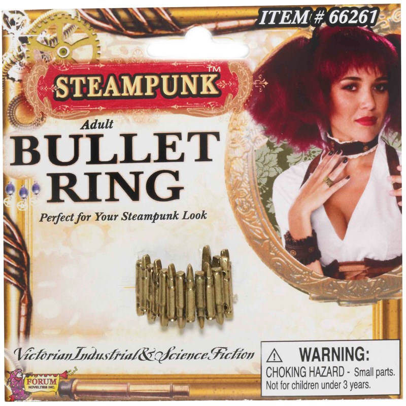 Steampunk Bullet Ring Adult for the 2022 Costume season.
