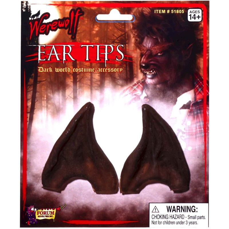 Werewolf Brown Ear Tips Adult for the 2022 Costume season.