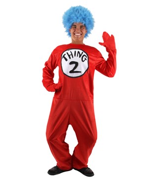 Dr. Seuss The Cat in the Hat - Thing 1 and Thing 2 Adult Costume