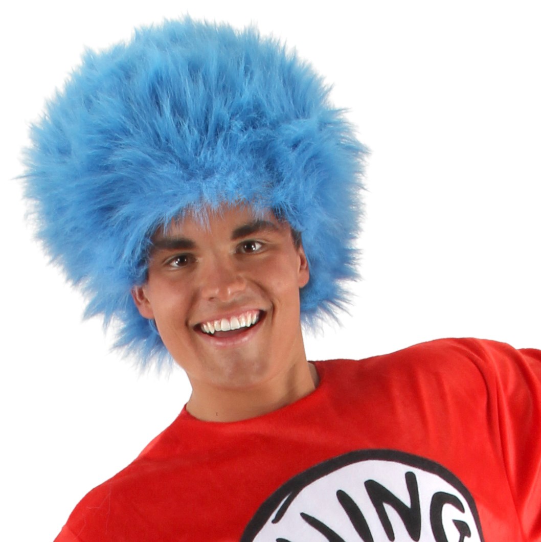 Dr. Seuss The Cat in the Hat - Thing 1 and Thing 2 Wig Adult