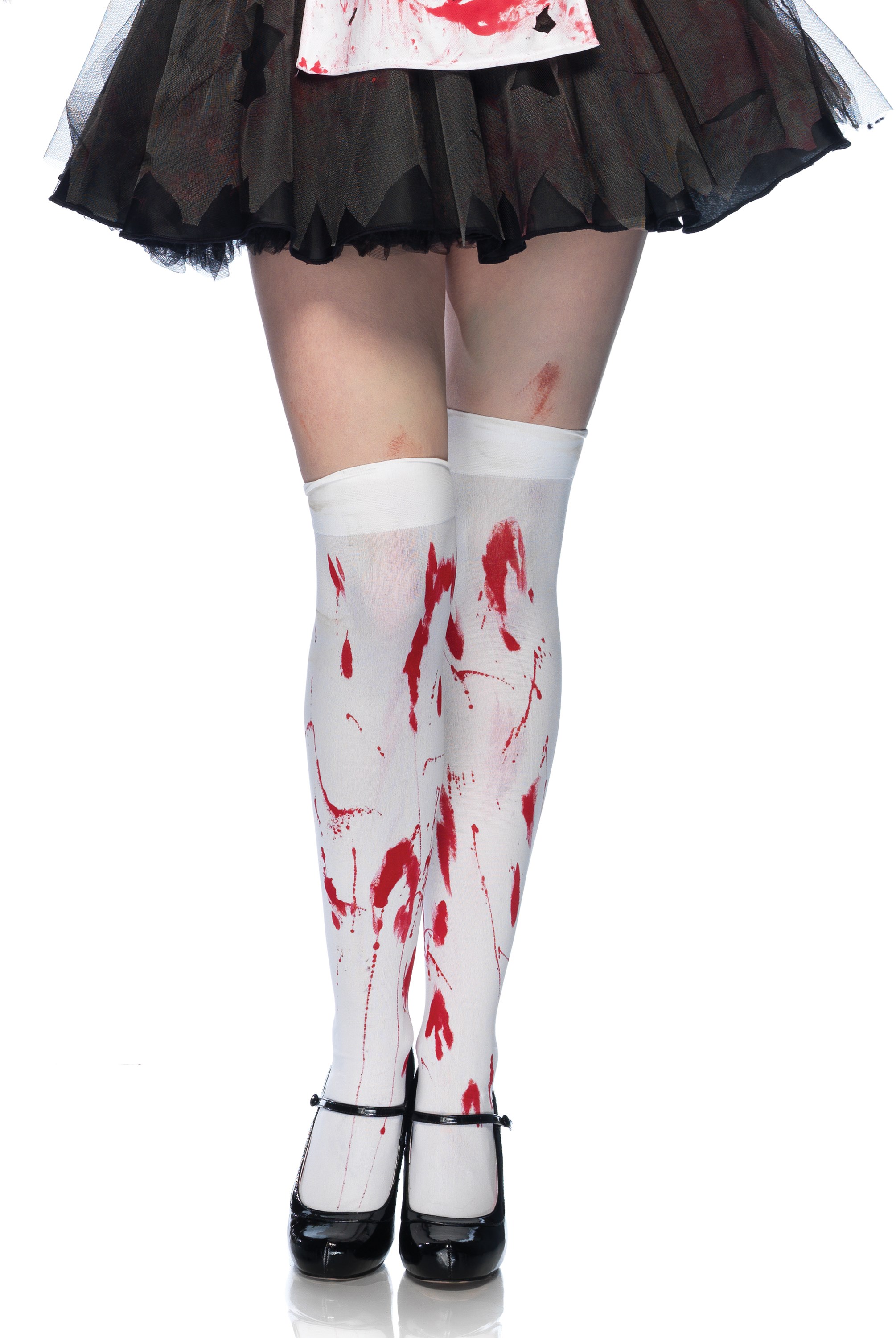 Bloody Zombie Thigh Highs Adult