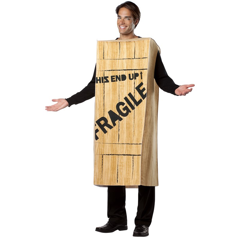 A Christmas Story   Fragile Wooden Crate Adult Costume for the 2022 Costume season.