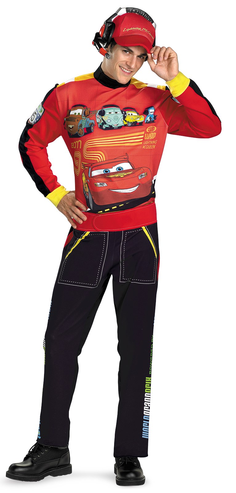Disney Cars Lightning Mcqueen Adult Costume