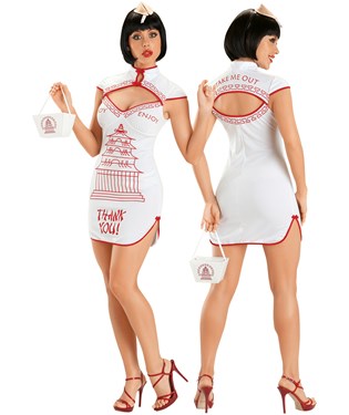 Chinese Takeout Adult Plus Costume