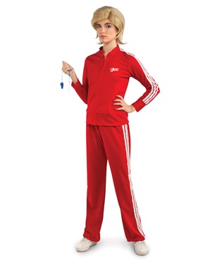 Glee - Sue Track Suit Red Adult Costume