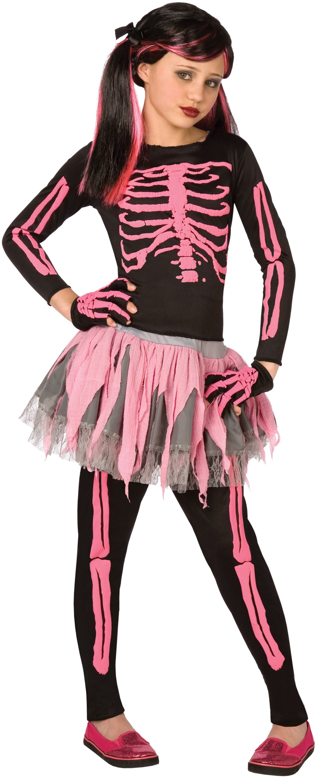 Punk Skeleton Child Costume