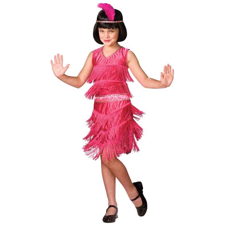 Pink Flapper Child Costume for the 2022 Costume season.