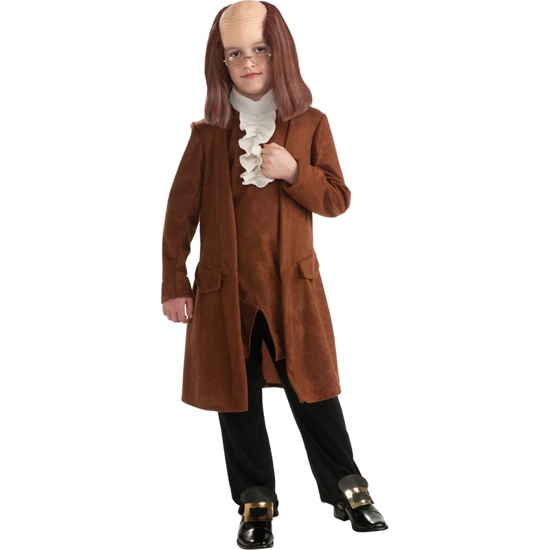Benjamin Franklin Child Costume for the 2022 Costume season.