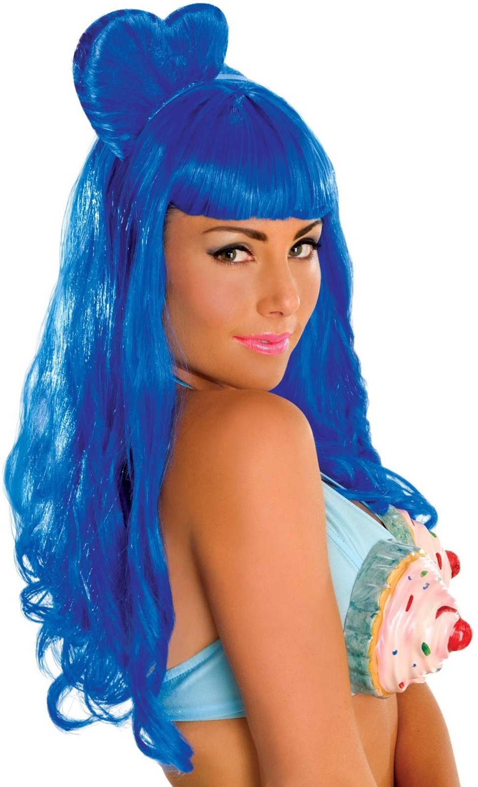 Katy Perry - California Gurl Blue Wig (Adult)