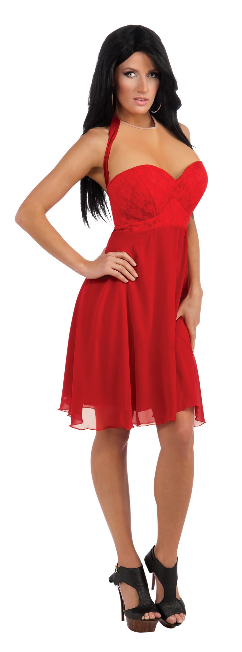 Jersey Shore JWoWW Red Dress Adult Costume